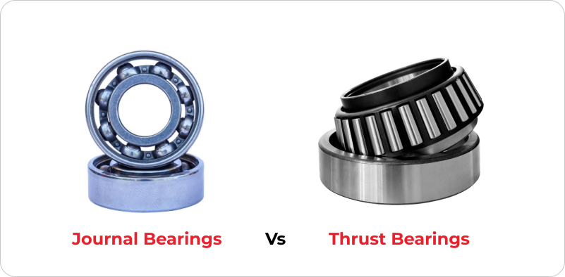 A Comprehensive Guide to Journal Bearings vs. Thrust Bearings